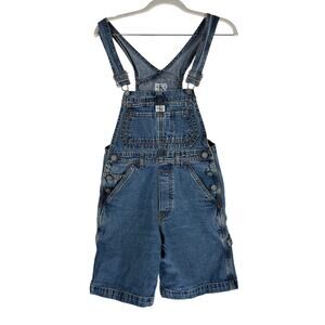 Vintage 90s CK One Calvin Klein Denim Shortalls Women's Medium Made